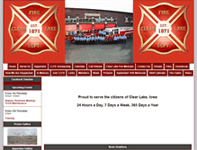 Tablet Screenshot of clearlakefire.com